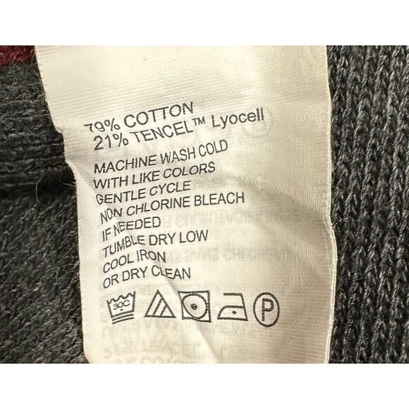 Tommy Bahama 2XB Black Cherry Heather Flipshore Reversible Half Zip Sweater - Picture 7 of 10